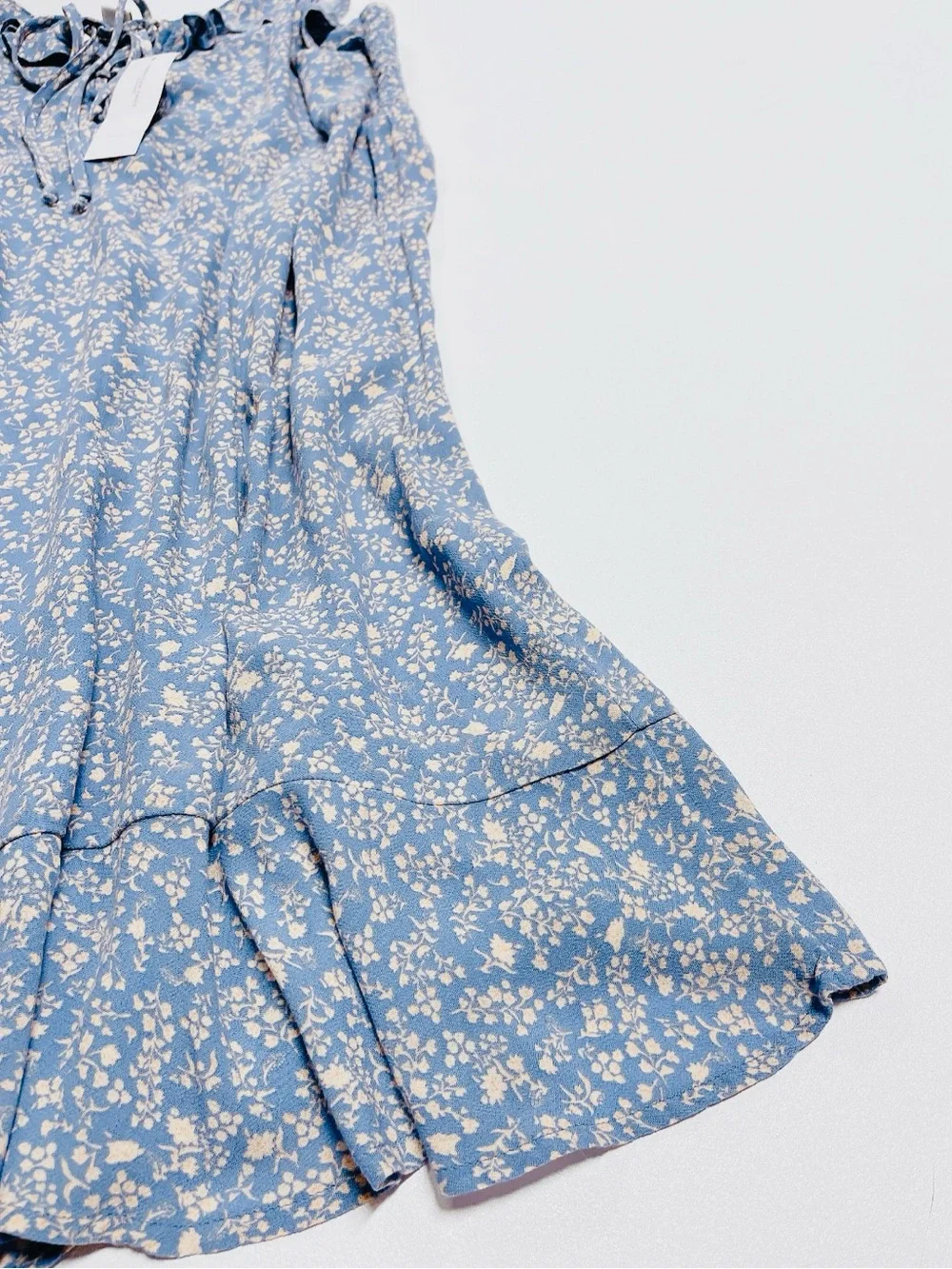 American Eagle Blue Floral Summer Mini Dress